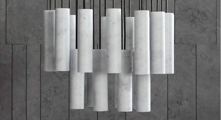 Diseño de mármol Salvatori, Salone del Mobile de Milano.