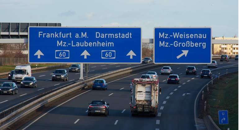 Autopista en Alemania.