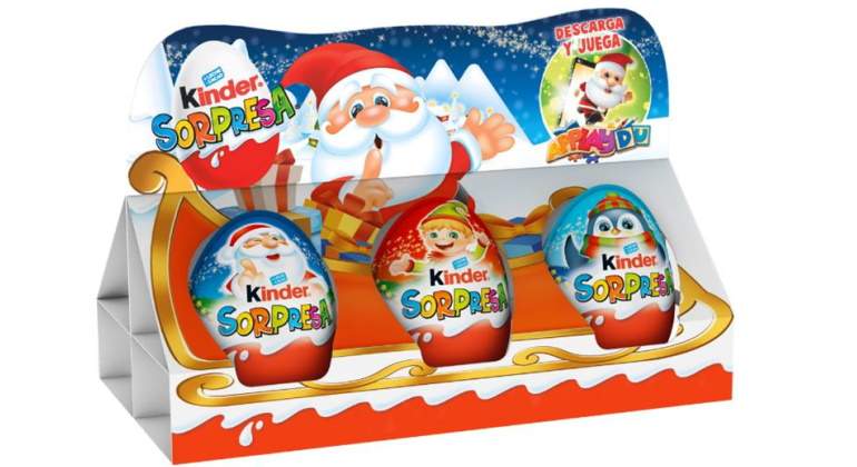 Kinder sorpresa navidad