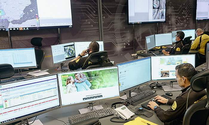 Centro de vigilancia de Prosegur