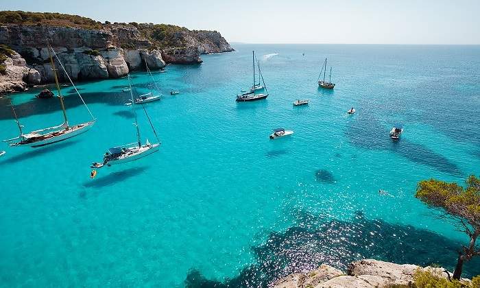Cala Macarella en Menorca