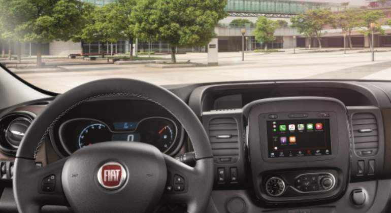 Pantalla de 7 pulgadas del Fiat Talento 2020.