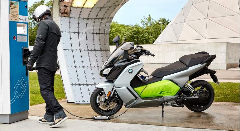 Moto eléctrica de BMW.
