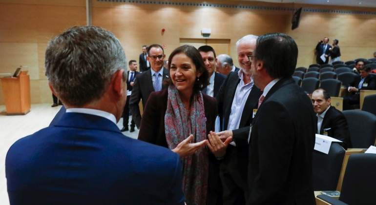 Maroto, con representantes del sector de automoción.