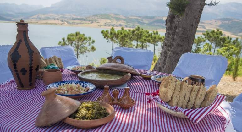 Comida marroquí.