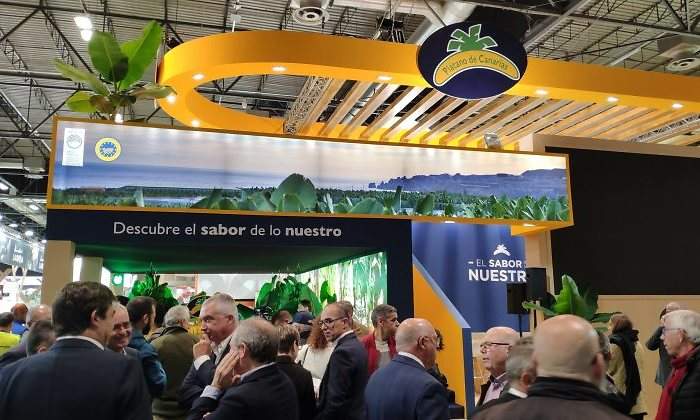 Estand de Pltano de Canarias en la feria Fruit Attraction 2019