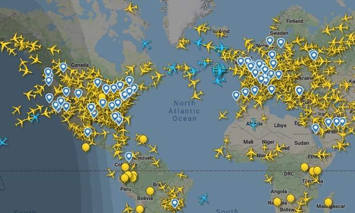 mapa aviones
