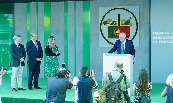Inauguracin del primer supermercado de Mercadona en Portugal EE