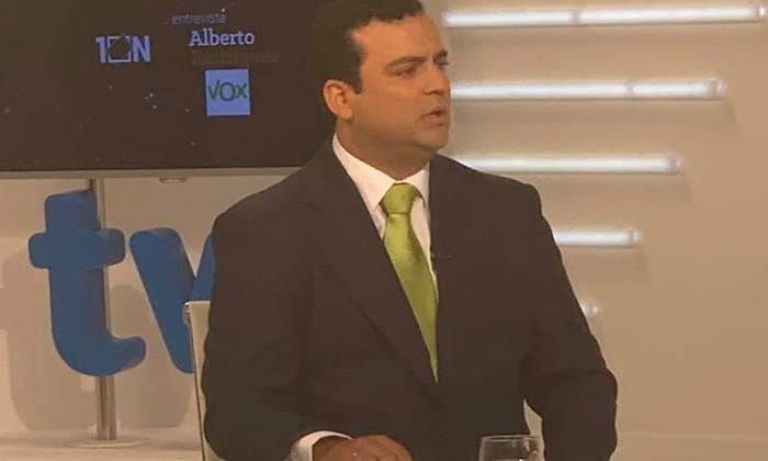 El diputado de Vox por Las Palmas Alberto Rodrguez