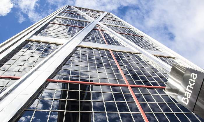 Sede de Bankia en una de las Torres Kio de Madrid