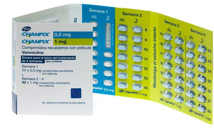 Pastillas para dejar de fumar de pfizer