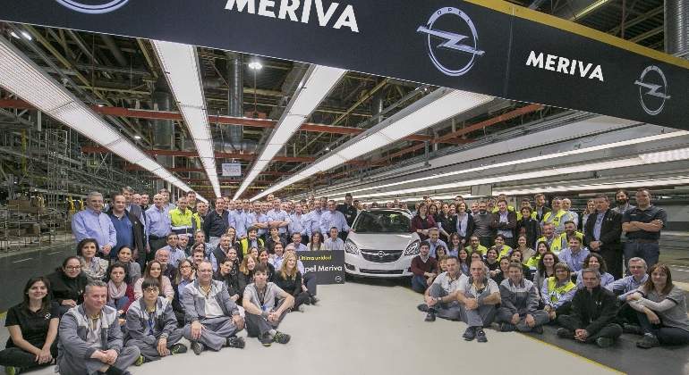 Instalaciones fabriles de Opel (Grupo PSA) en Zaragoza.