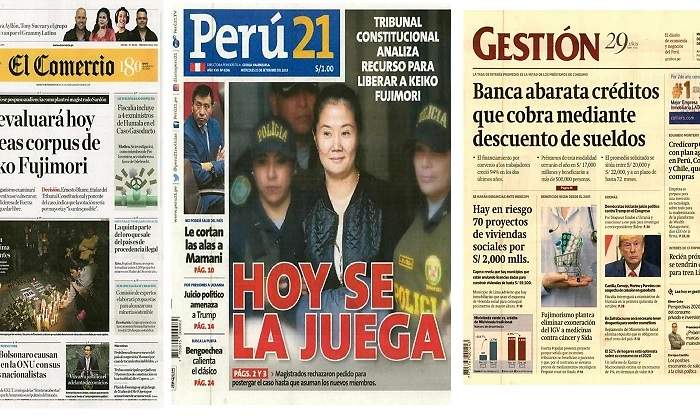 Revista de prensa del Per