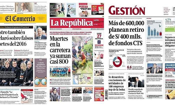 Revista de prensa del Per