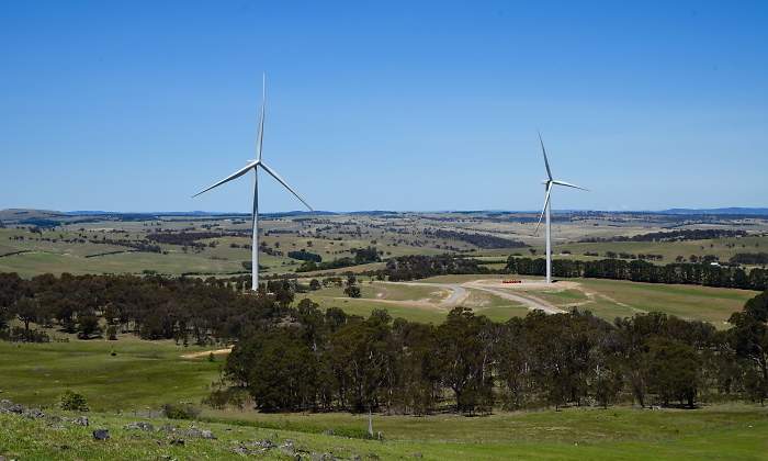Parque elico de Crookwell Australia de Naturgy