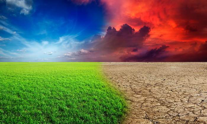 Imagen del cambio climtico como desertificacin