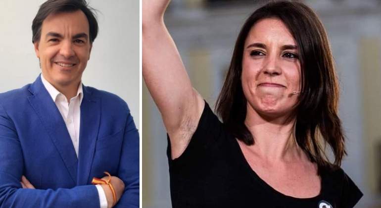 Irene Montero no se afeita las axilas tio. Un concejal del PP pide a Irene Montero qu