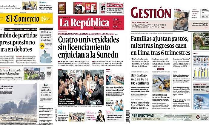 Revista de prensa del Per