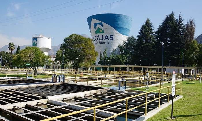 Planta de Aguas Cordillera del grupo Aguas Andinas