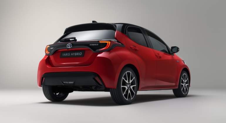Parte posterior del nuevo Yaris.