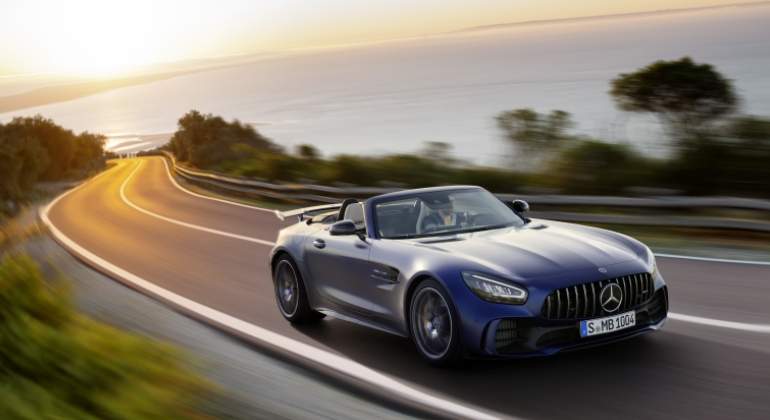 Mercedes AMG GT R roadster.