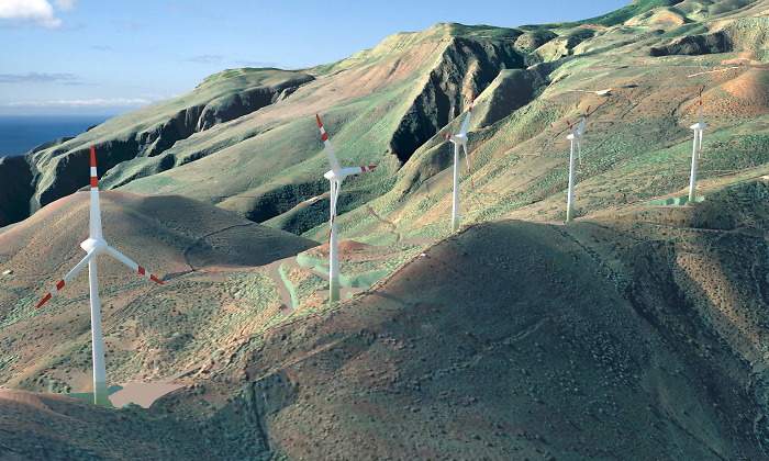 Parque elico de Gorona del Viento