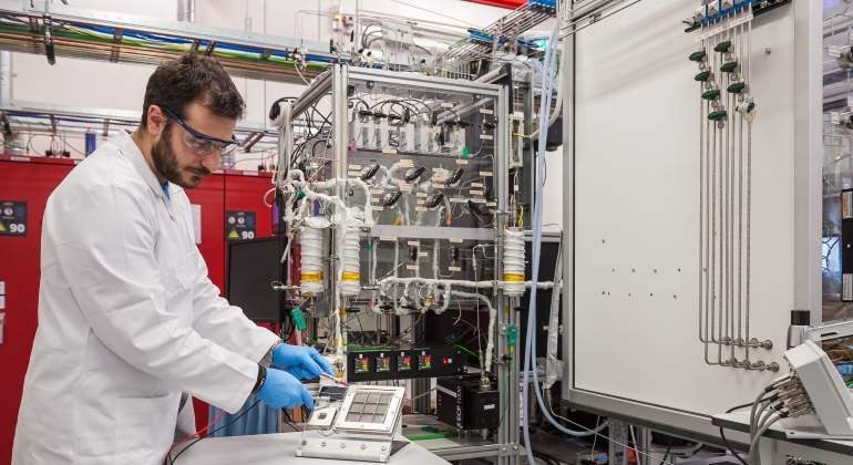 Investigación de hidrógeno de Toyota.