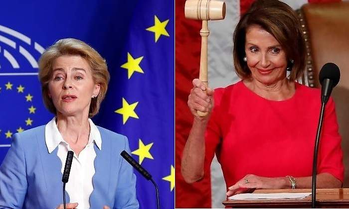 Ursula Von der Leyen y Nancy Pelosi