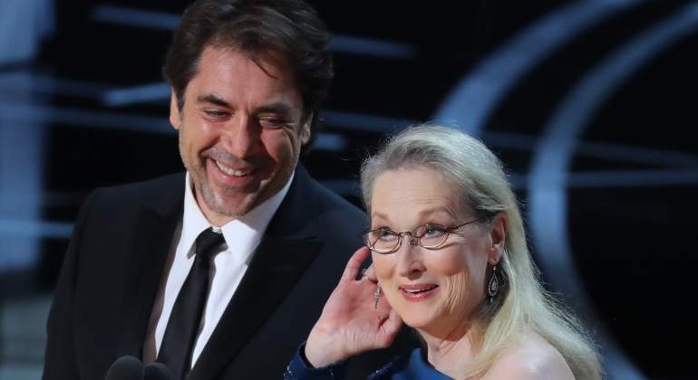 Javier Bardem y Meryl Streep