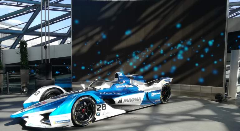 Coche de F1 eléctrico con el que compite la marca en el campeonato de eléctricos.
