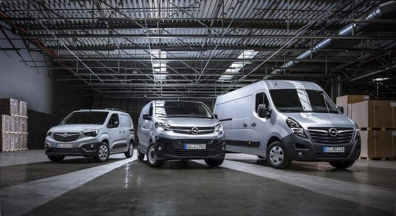 Gama de comerciales de Opel.