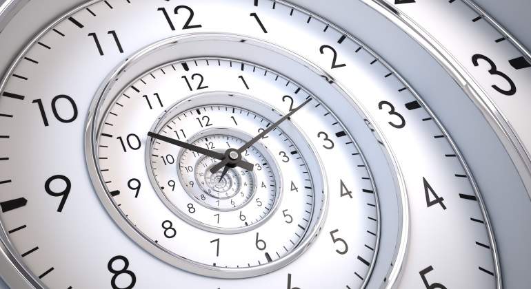 Reloj con sales tiempo