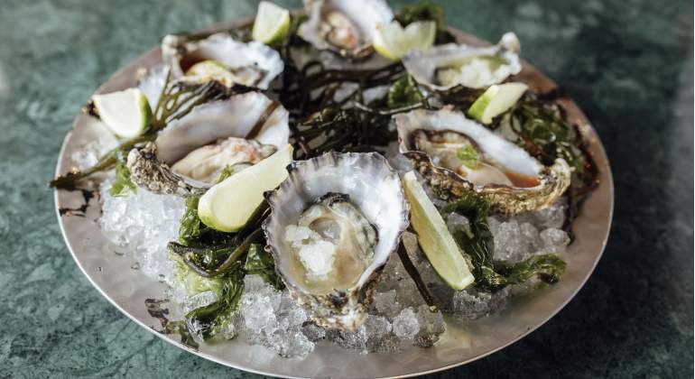 Uno de los platos de Diego del Río.