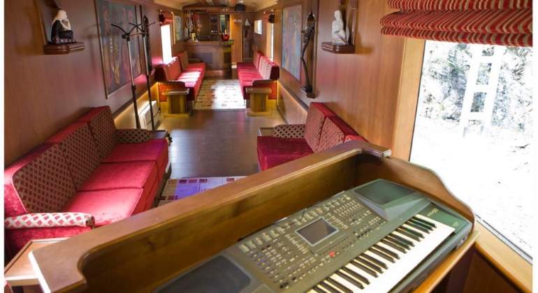 Sala de ocio del Transcantábrico. Foto: RENFE.