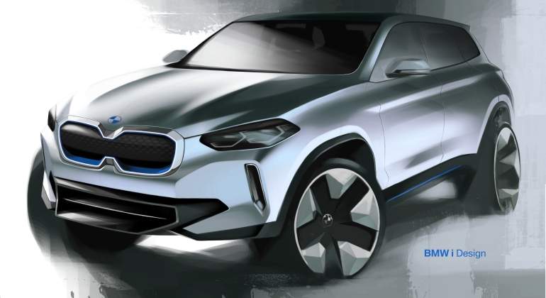 Diseño del nuevo iX3, próximo eléctrico de BMW.