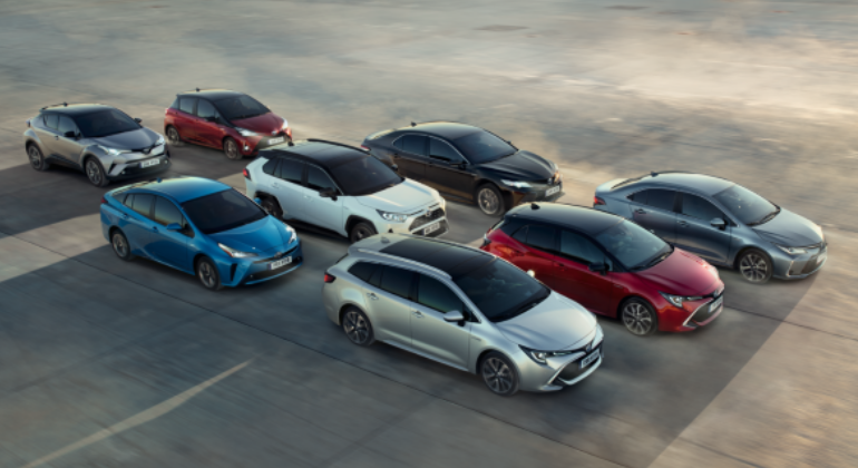 Gama híbridos de Toyota.