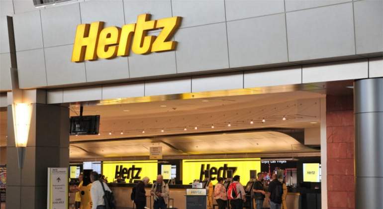 Oficinas de Hertz en Madrid-Atocha.