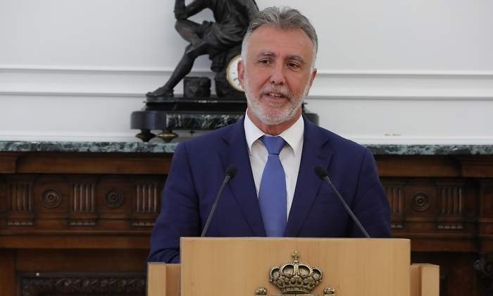 El presidente canario ngel Vctor Torres