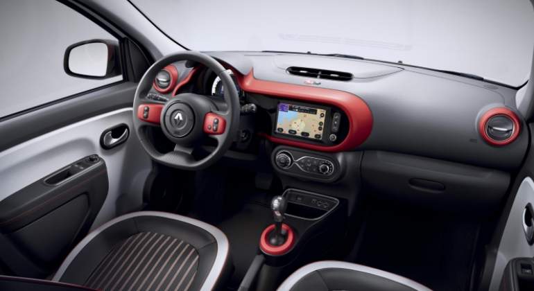 Interior del Renault Twingo Z.E.