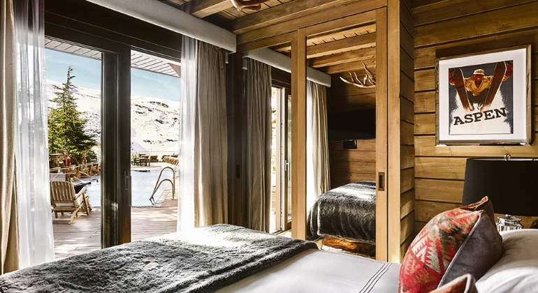 Una de las 21 suites del complejo.