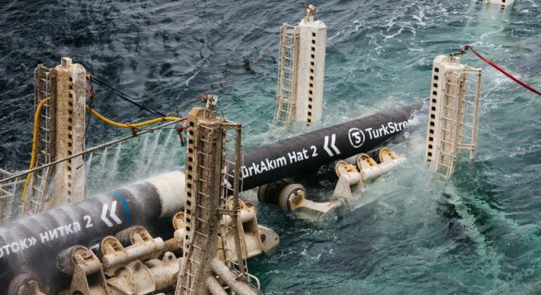 Gasoducto que atraviesa el Mar Negro