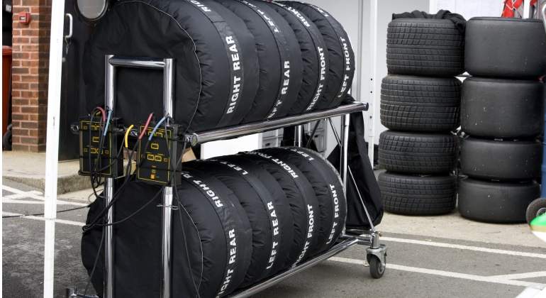 Neumáticos de lluvia para F1.