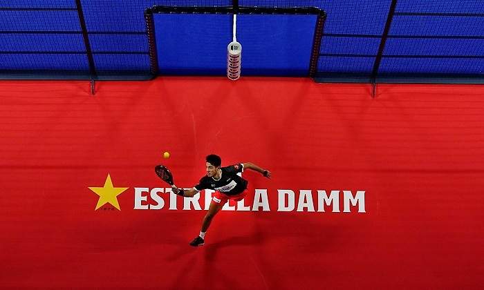 Agustn Tapia en un partido de World Pader Tour el circuito profesional de pdel de referencia a nivel mundial