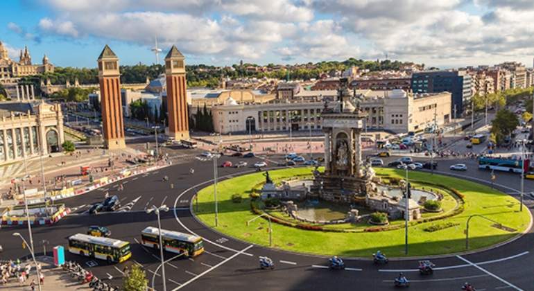 Plaza de la Fira de Barcelona.