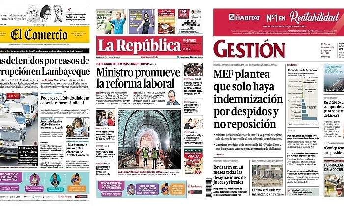 Revista de prensa del Per