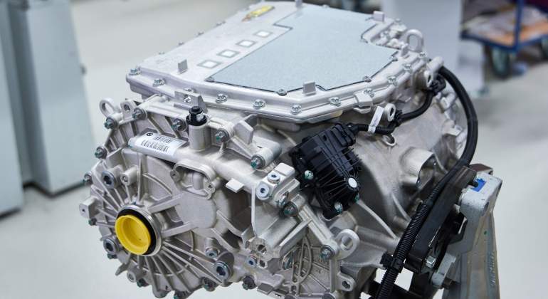 Motor del BMW iX3 concept.
