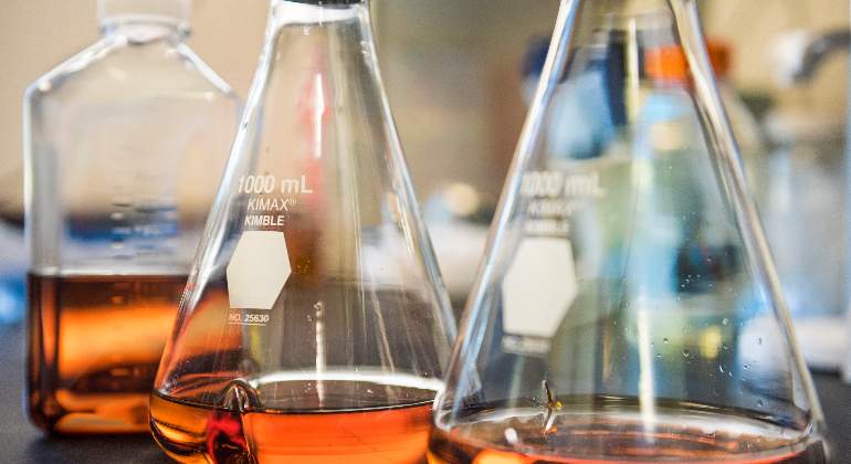 Pruebas en un laboratorio