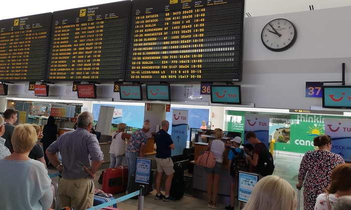 Un aeropuerto de Canarias