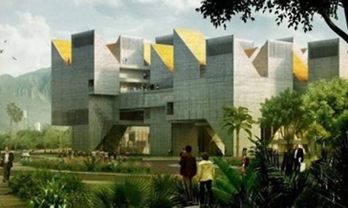 Infografa que muestra el futuro Museo Nacional de la Memoria en Colombia a cargo de OHL