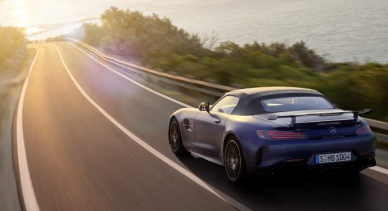 Mercedes AMG GT R roadster.